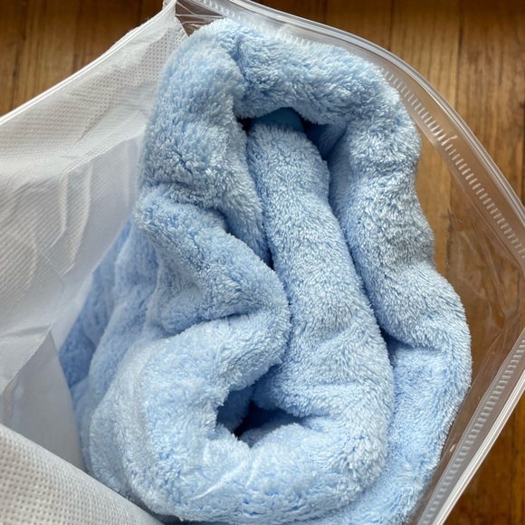 Soft Blue Kids Bath Towel - Picture 1 of 2